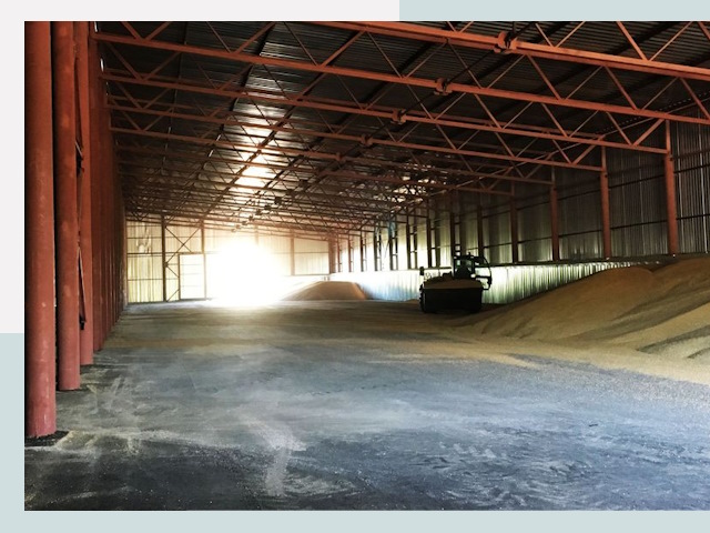 Строительство зернохранилищ в Верхнем Уфалее