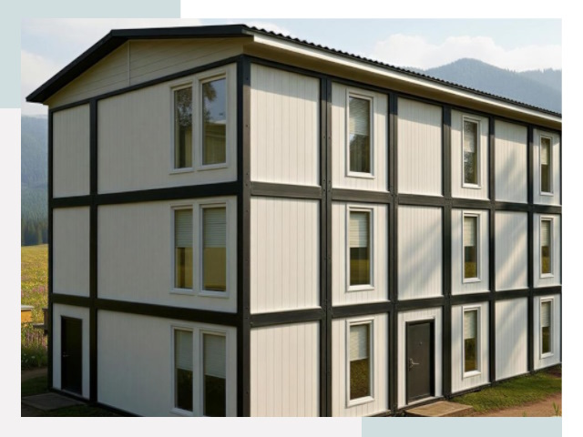 Модульные общежития в Верхнем Уфалее