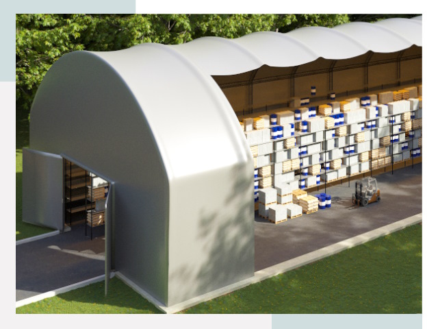 Тентовые ангары в Верхнем Уфалее