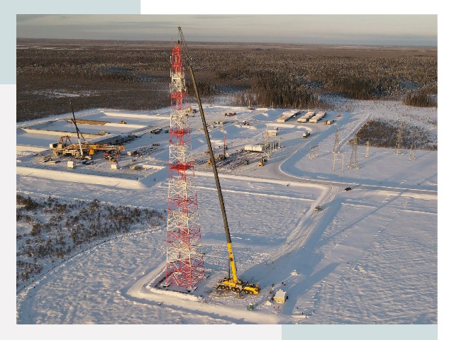 Мачты связи в Верхнем Уфалее