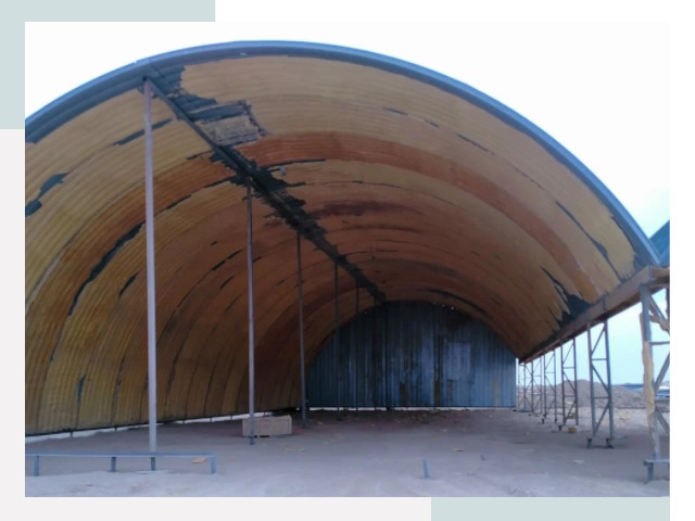 Реконструкция ангаров в Верхнем Уфалее