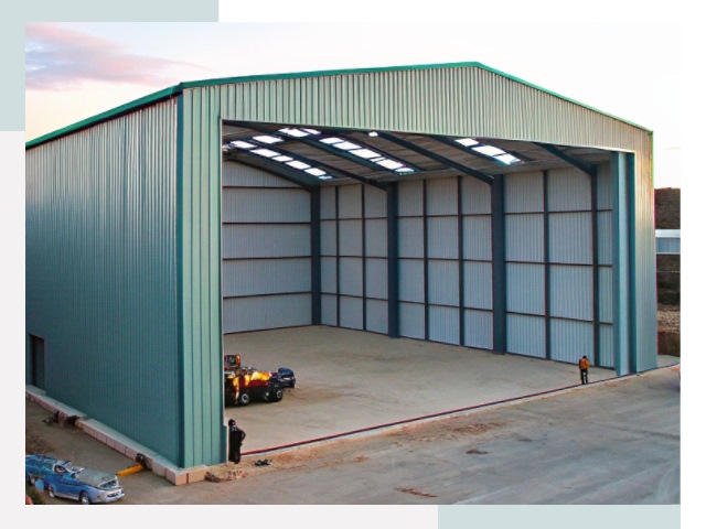 Строительство ангаров в Верхнем Уфалее